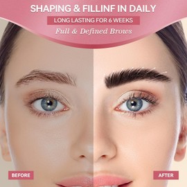 Kit de Levantamiento y Coloreado de Cejas Kit de Laminación de Cejas con Color Negro Elevación Rápida y Coloración Voluminosa con Herramientas Completas DIY Eyebrow Perm Use at Home & Salon Supplies (B)