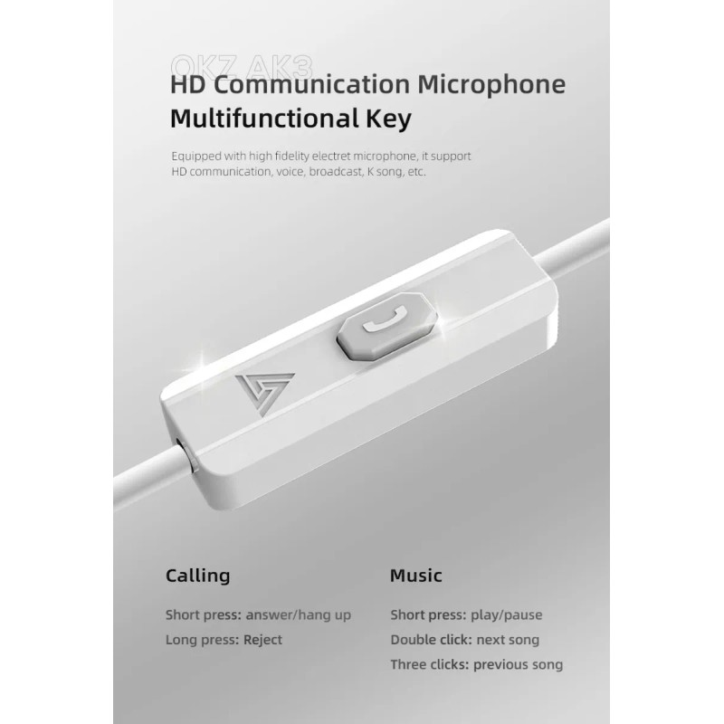 Auriculares Intraurales Hifi Urizons Ak3 Para Dj Con Cable Y