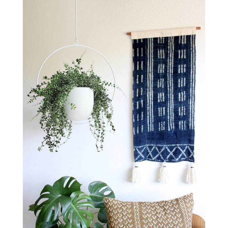 ABETREE Hanging Planter Indoor Modern Boho Plant Pot Metal Wall