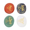 Reiki Balance Stones with Engraved Palm Size Crystals in Various