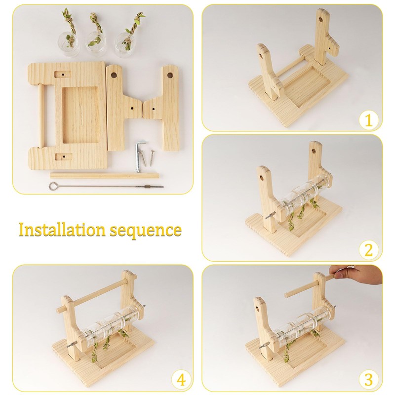 Bird Playground, Parrot Foraging Toy, Bird Solid Wood Foraging Perch