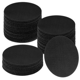 IKAYAS 60 Pcs Black Carpet Spots Markers Floor Dots One Color Black Carpet Circles Carpet Floor Dots Spots Markers for Classroom Decoration Teacher Supplies
