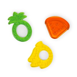 Bright Starts Pack 3 Mordederas para Bebé Texturizadas de Frutas                                                                                      