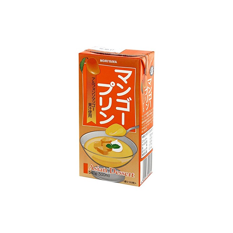 Moriyama Dairy Moriyama Mango Pudding, 19.0 oz (540 g) Paper