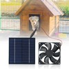 Solar Panel Powered Fan Mini Ventilator 5W 6V Solar Exhaust