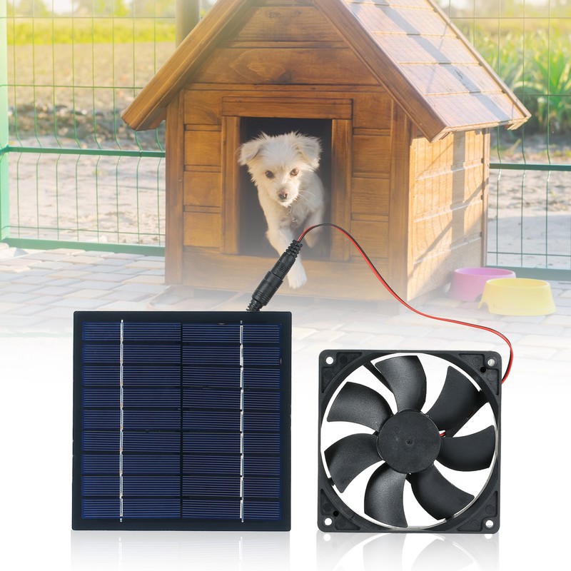 Solar Panel Powered Fan Mini Ventilator 5W 6V Solar Exhaust