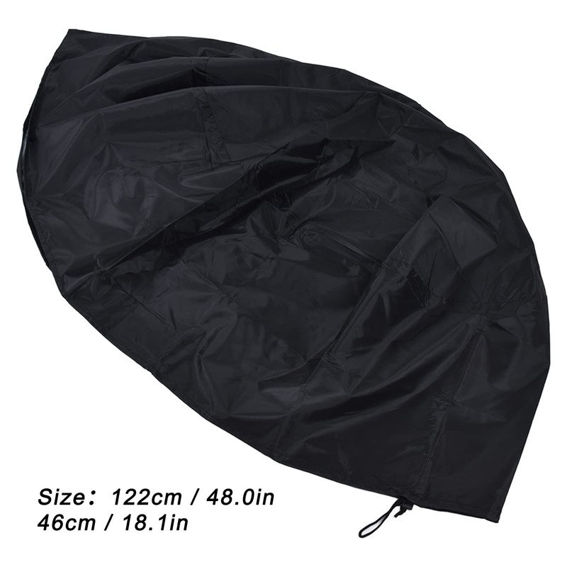 Lybunair Dustproof Fire Pit Cover, Waterproof Outdoor Fireplace Cover, Sunproof