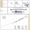 Turnbuckle Kit & Wire Rope Crimping Tool, 100ft Vinyl Coated