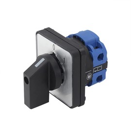 TOP-VIGOR Changeover Selector Switch LW26-20 C02/1 220V 20A 2 Position 4 Terminals Universal Rotary Cam Selector