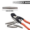 8Pcs Multifunctional Garden Shears Spring High Elastic Practical Steel Volute