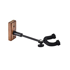 Ortega Guitars Guitar Hanger Accessories - Wall Hanger with Adjustable Angle for Guitar - Wood, Brown (OGHAD-1CW)