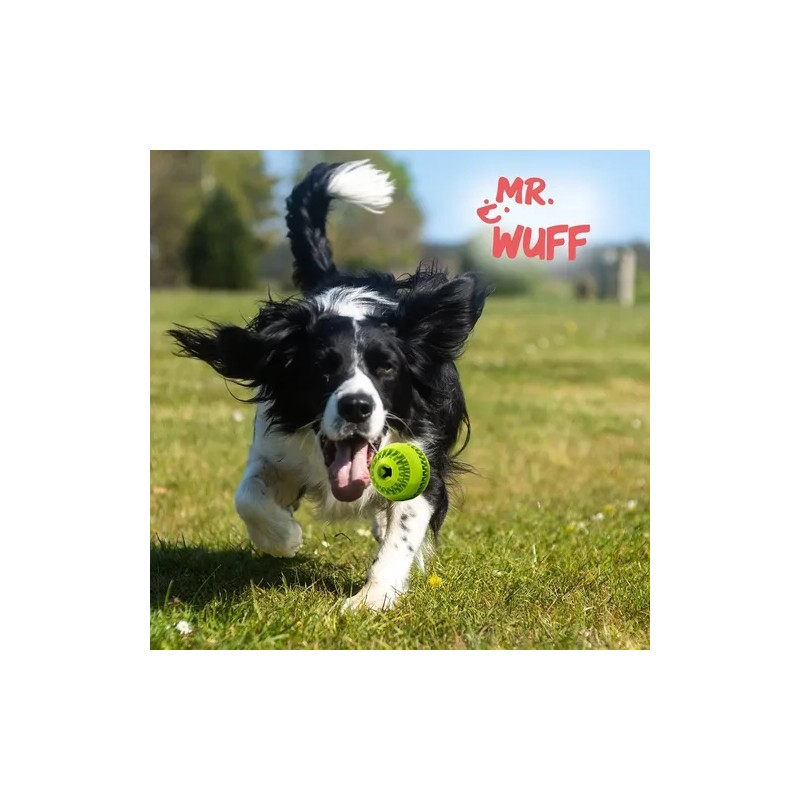 Comedero Pelota Para Perro Mr Wuff Juguete Rellenable Caucho Natural