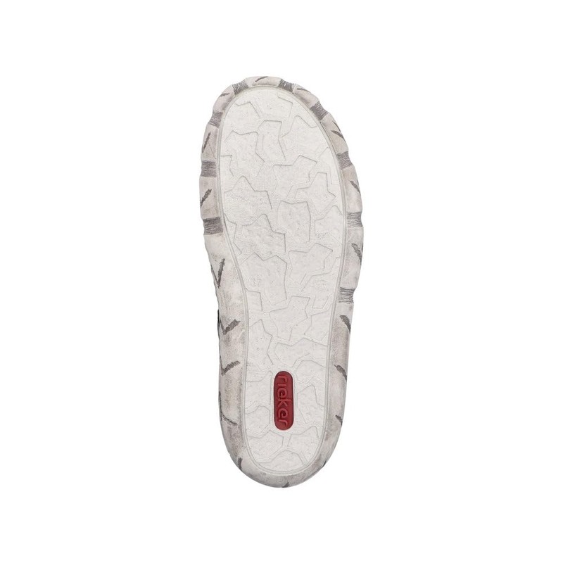 Rieker L0396 Women's Slip On Slippers, blue