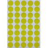 Royal Green Color Coding Labels Dot Sticker - Yellow 19mm