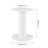 HAKZEON 30 Pack 3.7 Inch White Plastic Empty Spools, Durable