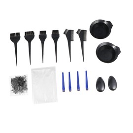 LALAFINA Professional Hair Dye Kit Brush Bowl Salon Hair Coloring Tools Home DIY Set