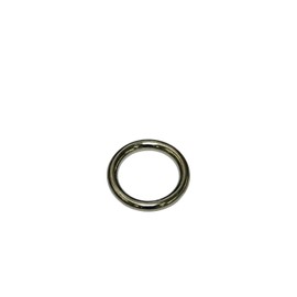 Gardinia Curtain Rings (Annähring) Nickel for Vitrage / Cafe House Rods Pack of 25