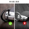 TISUR Titanium D-Ring Black for Smart Key D-Can DIY Leather