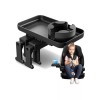 Integral Adjustable Travel Tray - Universal Quick Attach Clamps for