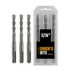 Chuck’s Bits 3pc 5/16" x 4.75" SDS Masonry Bit Set