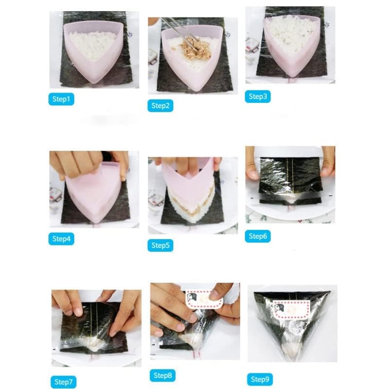 Minecook Seaweed Nori for Triangular Onigiri Samgak Gimbap Seaweed (50