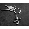Gadget Master Football Fan Keyring Football Love World Cup, silver