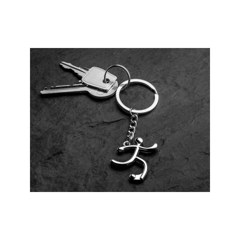 Gadget Master Football Fan Keyring Football Love World Cup, silver