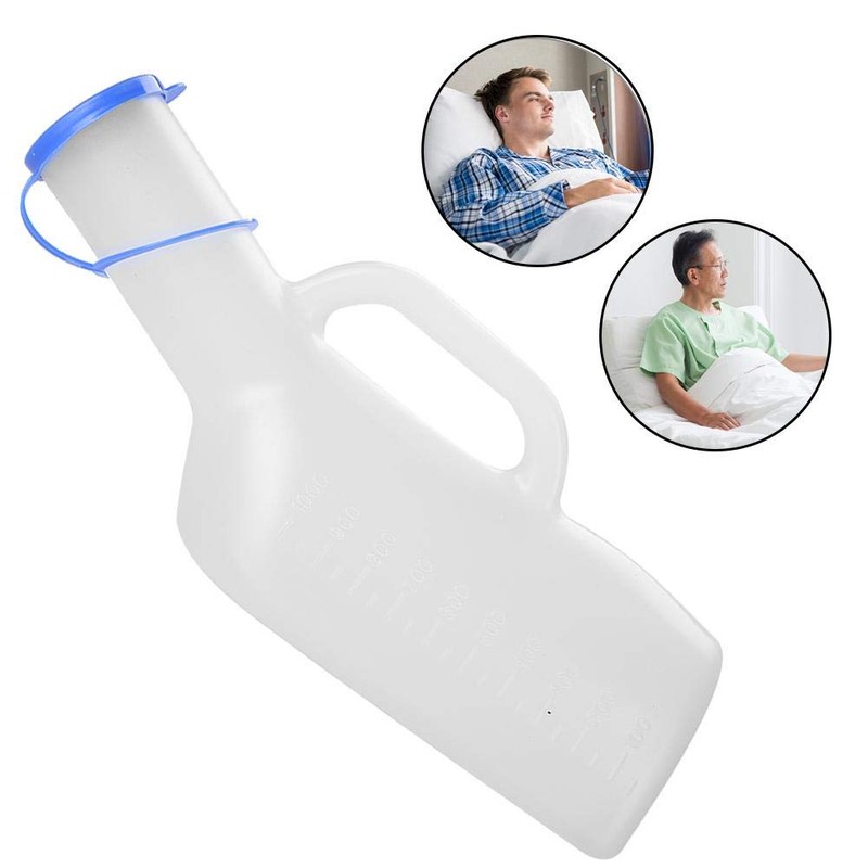 Transparent Urinal Pot, 1000 Ml Large Capacity Thickened Elderly And