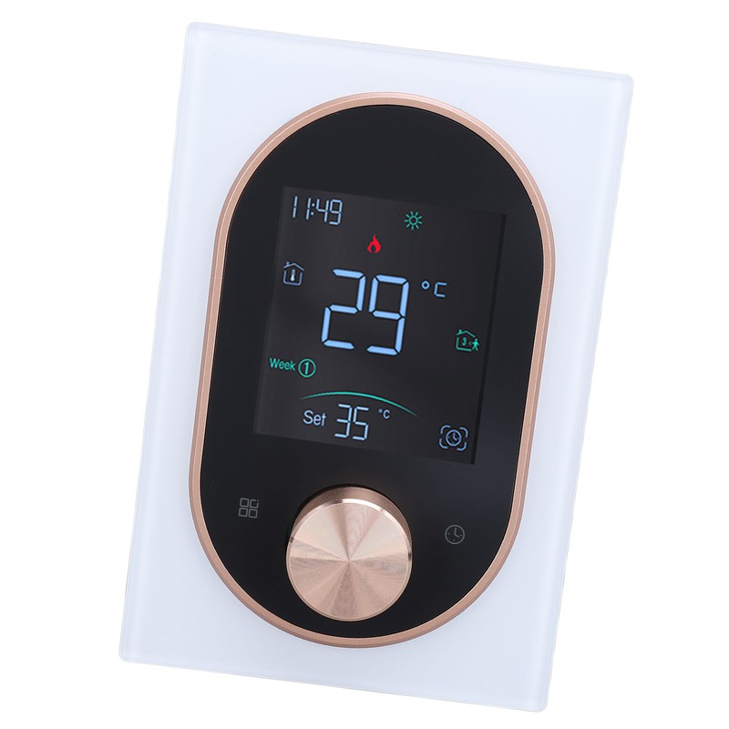 Smart Color Thermostat APP Programmable Touchscreen Knob Control Smart Temperature