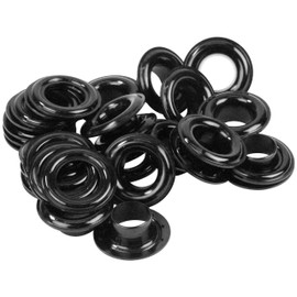 SK11 Plastic Double Sided Grommets Eyelets Hole Diameter 12 mm Black Ball 15 Pack No. (A Little Bit Of... 195B
