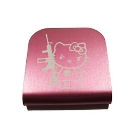 Morale Tags Kalishna Kitty Hat Clip for Tactical Patch Caps (Pink)