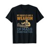 Weapon of Mass Construction Gym Muscle Art T-Shirt
