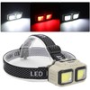 Rechargeable LED Headlamp Motion Sensor USB Charging Multifunction COB Headlamp