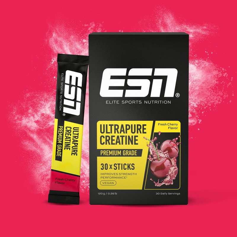 ESN Ultrapure Creatine Monohydrate Sticks, 3 x 30 Sticks, 90