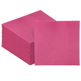 Surprisist 240 Count Dinner disposable Napkins Paper Peach Pink Napkin for Cocktail Birthday, Wedding, Party, Lunch, Dessert Napkins（5 * 5inch）