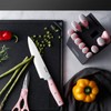 hecef Kitchen Knife Block Set, 14 Pieces Knife Set with