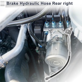 A ABSOPRO Rear Right Brake Hydraulic Hose for Hyundai Elantra 2011-2016 No.587380U000 Replacement Brake Tube Pipe Piping 1 Pc