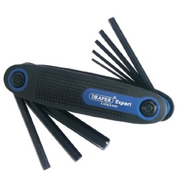 Draper Expert 73070 8-Piece Metric Hexagon Key Set in Pocket Storage Holder