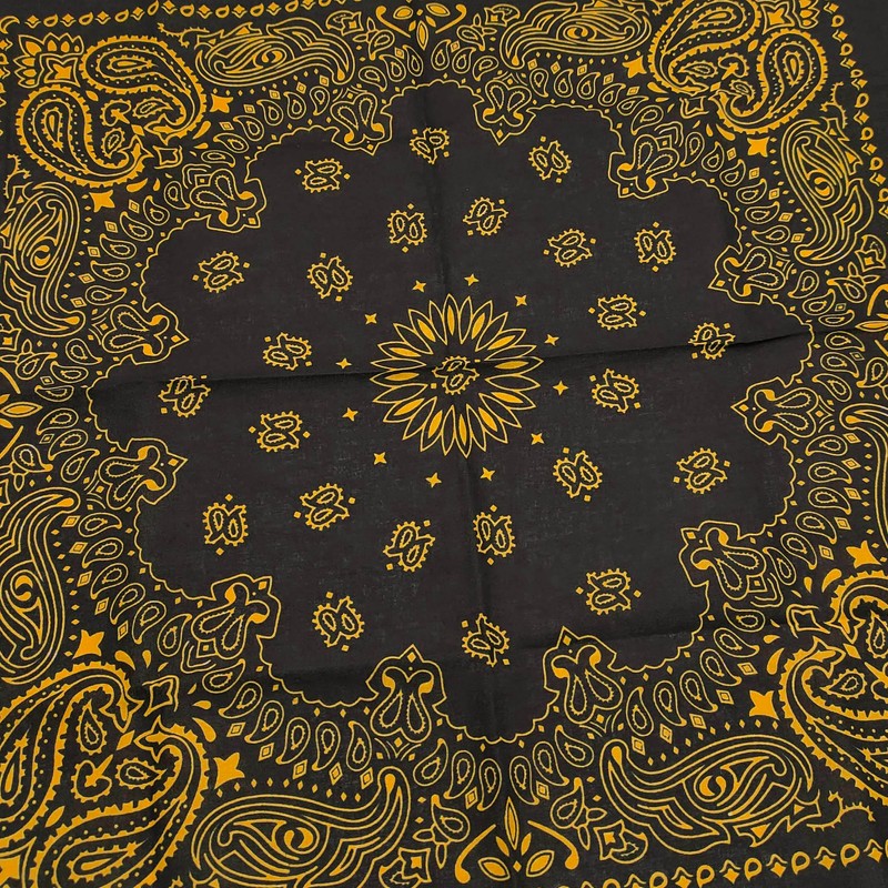 kakatrend Bandana, Paisley, Triangular Width, Adult, 100% Cotton, Fashionable, Handkerchief,