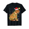 1st Christmas Tree Ornament French Bulldog With Lights 2022 T-Shirt