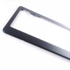 PS-AUTO Matte Black finished stainless steel license plate frame plain