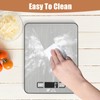 HomeFashion 10kg 1g Digital Kitchen Scales Food Scale Large 23x17cm