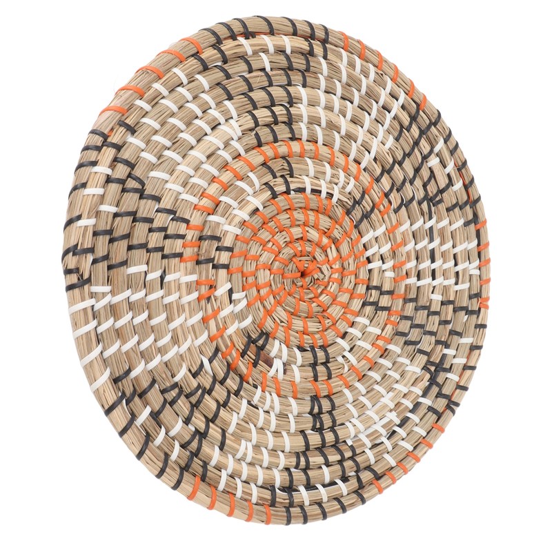 Grass Woven Placemats Nordic Style Innovative Round Placemats for Dining