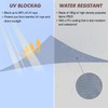 PHYLES Triangular Sun Sail, Waterproof, 3 x 3 x 3