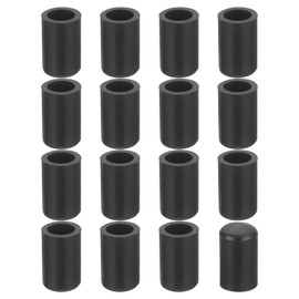 uxcell 76Pcs Chair Leg Caps, Fit OD 6mm (1/4 Inch) Non-Marking PVC Chair Leg Tips Non-Slip Chair Leg Floor Protectors Round Table Covers End Caps for Furniture, Black