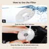 Sandpoy 4 Pack Replacement Filters & 4 Pack Pre-Filter Sponges
