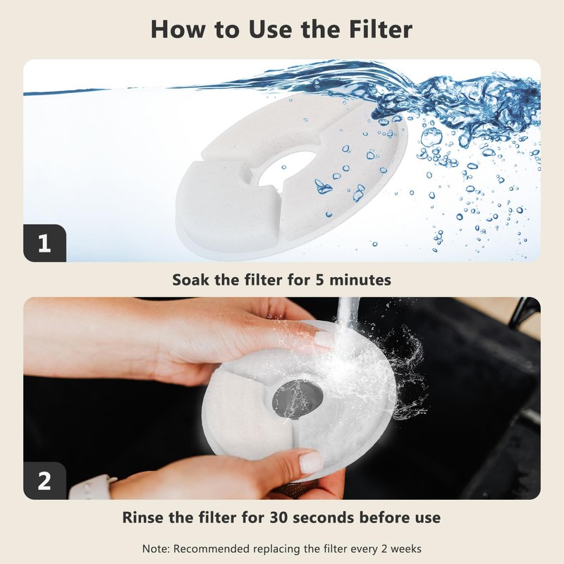 Sandpoy 4 Pack Replacement Filters & 4 Pack Pre-Filter Sponges