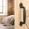 Eumtenr Rustic Barn Door Handle, 8" Heavy Duty Large Design