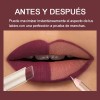 Set De Lapiz Labial Y Delineador Color Mate Impermeable 2pcs