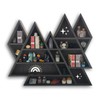 Triangle Mountain Crystal Shelf Display for Wall, Rock Gem Healing